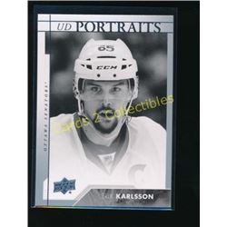 17-18 Upper Deck UD Portraits #P38 Erik Karlsson