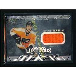 17-18 UD Black Lustrous RC Jersey Travis Sanheim