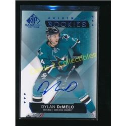 15-16 SP Game Used Autographs Blue Dylan DeMelo