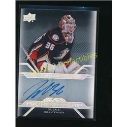 2016-17 UD Black Pro Penmanship #PENJG John Gibson