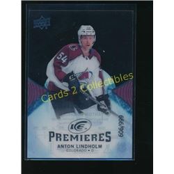 2017-18 Upper Deck Ice #131 Anton Lindholm RC