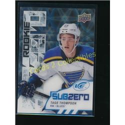 17-18 Upper Deck Ice Sub Zero #SZ78 Tage Thompson