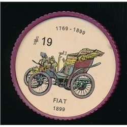 1960's Jello Coins Fiat 1899