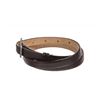 Image 5 : Valentino Black Lizard Skin Green Rhinestone Buckle Thin Belt