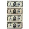 Image 1 : Lot (4) 1934 $5 Silver Certificate Notes