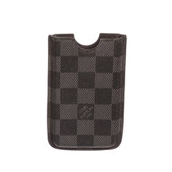 Louis Vuitton Damier Graphite Canvas Leather Iphone 3 Case