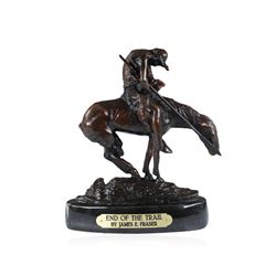 End Of The Trail Bronze Replica By James Fraser