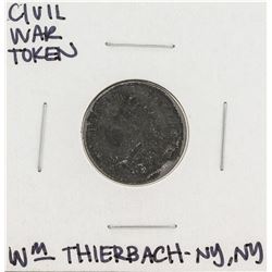 1863 Civil War Token WM Thierbach Grocer New York