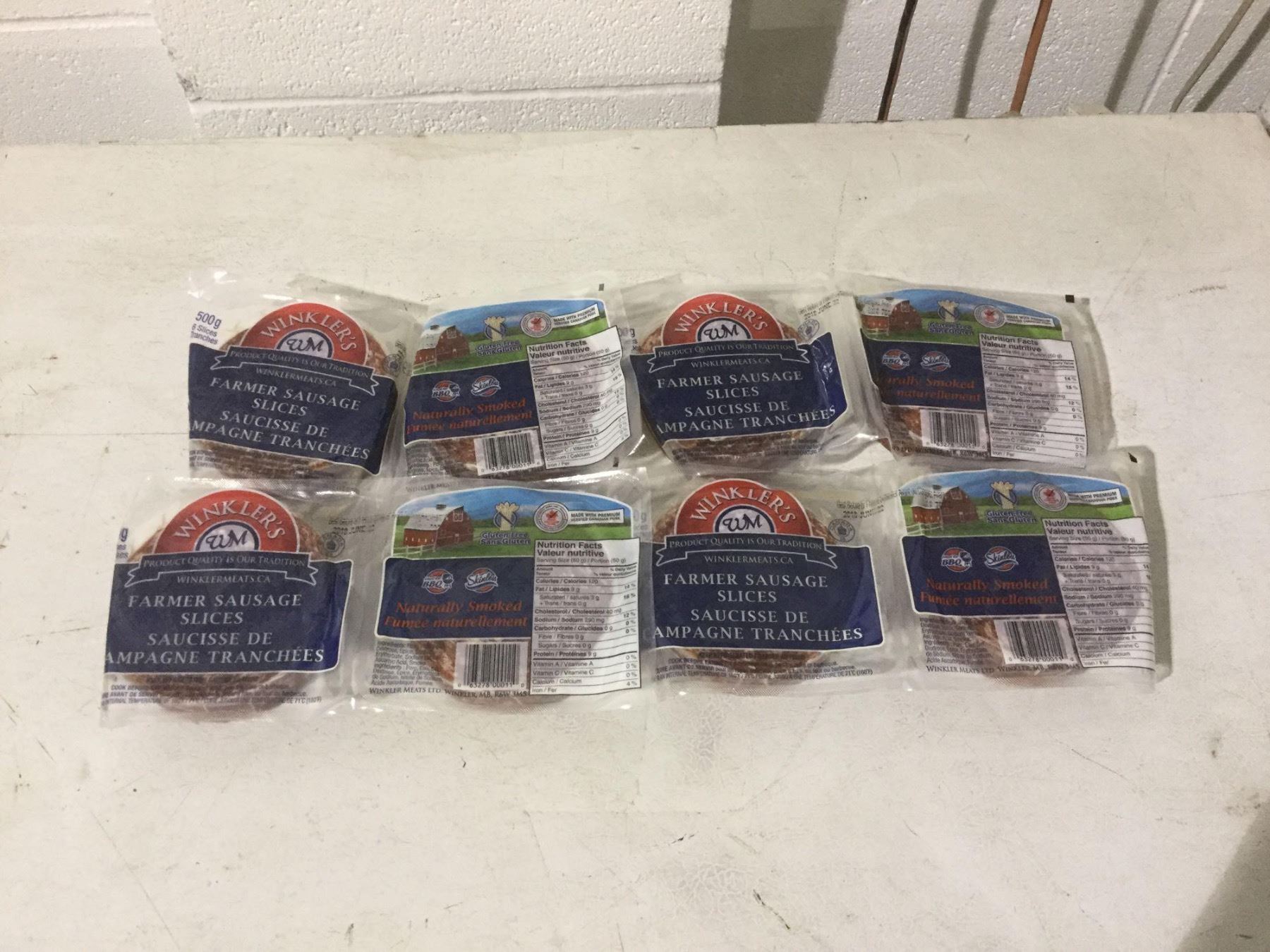 Winkler's Farmer Sausage Slices (4 x 500g)
