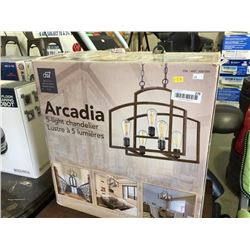 Arcadia 5 light chandeleir