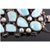Image 10 : Sterling Silver and Larimar Bracelet