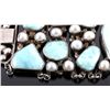 Image 7 : Sterling Silver and Larimar Bracelet