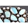 Image 9 : Sterling Silver and Larimar Bracelet
