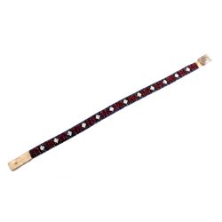 Navajo Beaded Belt and Sterling Silver Buckle