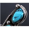 Image 5 : Navajo Sterling Silver and Turquoise Ring