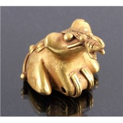 Tairona Gold Effigy Pendant 200-1600 CE