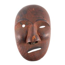 Kings Island Eskimo Carved Wooden Mask c.1890-1900