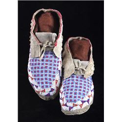 Sioux Native American Beaded Moccasins