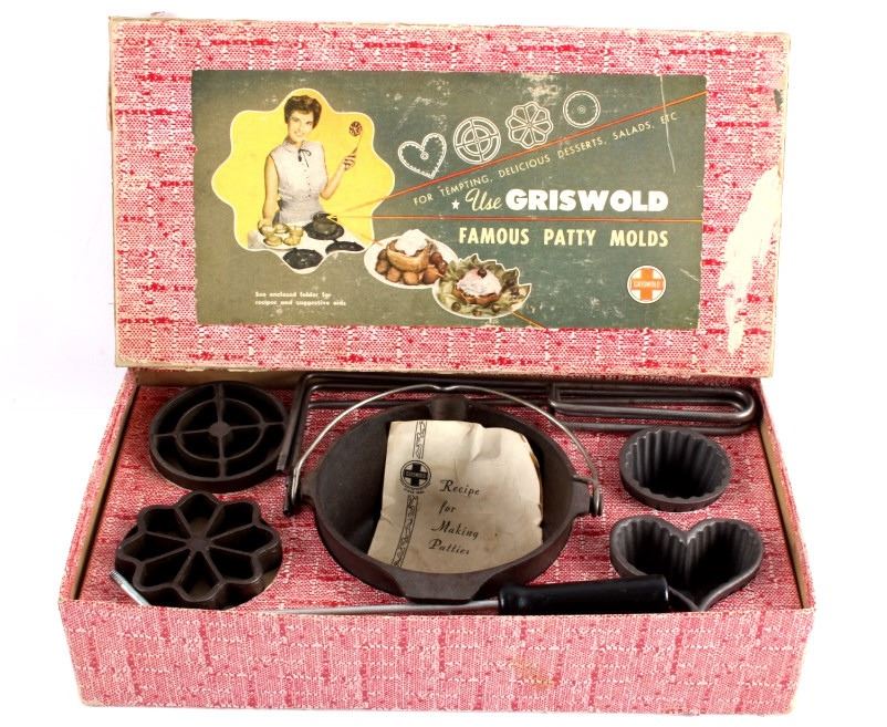 Griswold Cast Iron Patty Molds