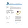 Image 2 : 1.0 CTW Tanzanite Ring 10K Yellow Gold - REF-22W2F - 13887