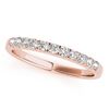 Image 5 : 2.39 CTW Certified VS/SI Diamond 2Pc Wedding Set Solitaire Halo 14K Rose Gold - REF-436M9H - 30742
