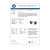Image 3 : 2.50 CTW Ruby & Micro Pave VS/SI Diamond Earrings 10K White Gold - REF-33T8M - 20077