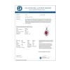 Image 2 : 3.87 CTW Ruby & Diamond Pendant 18K White Gold - REF-90X9T - 14362