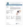 Image 2 : 0.74 CTW Blue Sapphire & Diamond Ring 14K Rose Gold - REF-28X8T - 10010