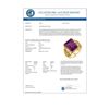 Image 3 : 8.03 CTW Amethyst & Diamond Ring 10K Yellow Gold - REF-42Y9K - 10916