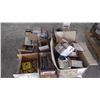 Image 1 : PALLET OF MISC ELECTRICAL & HYDRAULIC PARTS
