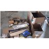 Image 1 : PALLET OF MISC PARTS, FILTERS, FASTENERS, 2" BALL VALVES AND SANDVIK PARTS, AIR BRAKEPOT, ETC