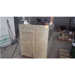 LGE TUB OF FIBERGLASS, 3 EMERGENCY LIGHTING SYSTEMS, HEADLIGHTS, ALUMINUM WINDOW BLINDS, ETC