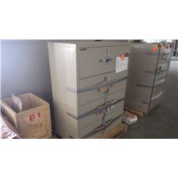 LGE 4 DR INSULATED FIREPROOF FILING CABINETS
