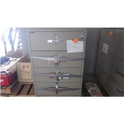 LGE 4 DR INSULATED FIREPROOF FILING CABINETS