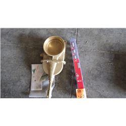 NEW MILAWAUKEE 1 1/4" X 18" SHIP AUGER BIT PLUS 6" BRASS GATE VALVE