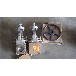 2 - 2" SS GATE VALVES