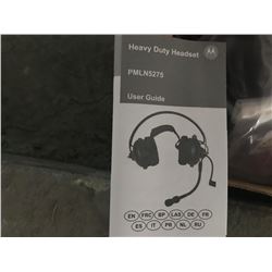 SET OF 2 MOTOROLLA H.D. NOISE REDUCTION HEAD SETS (NEW)