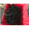 Image 4 : PALLET OF SPOOL WIRE CABLE AND BOX OF RUBBER SEALING RINGS