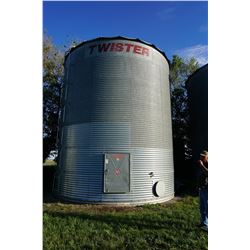 4800 BUSHEL TWISTER GRAIN BIN NO AIR ON CEMENT NO FLOOR. BINS ARE LOCATED IN RM OF MILDEN. TRAVEL WE