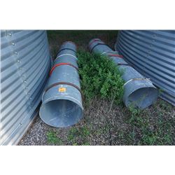 TWO 18 INCH REMOVABLE AIR TUBES TO FIT SIDE AERATION OF BIN. BINS ARE LOCATED IN RM OF MILDEN. TRAVE