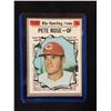 Image 1 : 1970 TOPPS #458 PETE ROSE BB CARD~THE SPORTING NEWS NATIONAL LEAGUE ALL-STAR