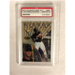 1997 BOWMAN'S BEST #M12 T.LEE/ THMS/ BGWL (GEM MT 10) PSA GRADED