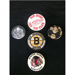 HOCKEY PINS & PATCHES LOT
