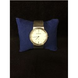 SKAGEN (DENMARK) MENS STAINLESS STEEL WRIST WATCH
