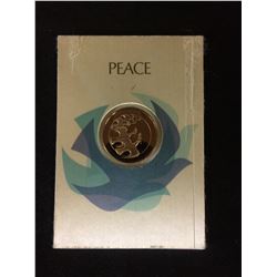 VINTAGE 1973 PEACE COIN