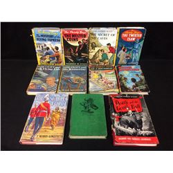 LOT OF VINTAGE BOOKS INCLUDING HARDY BOYS 1939 FIRST EDITIONS