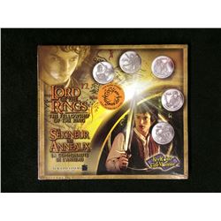 LORD OF THE RINGS COLLECTOR COINS SET