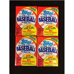 1988 TOPPS BASEBALL WAX PACK LOT