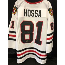 Marian Hossa Signed Black Hawks Jersey (JSA COA)