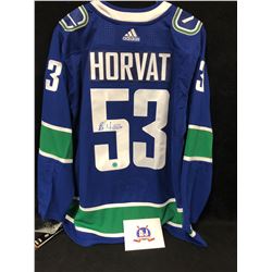 Bo Horvat Signed Canucks Jersey W/ AJ Sportsworld COA